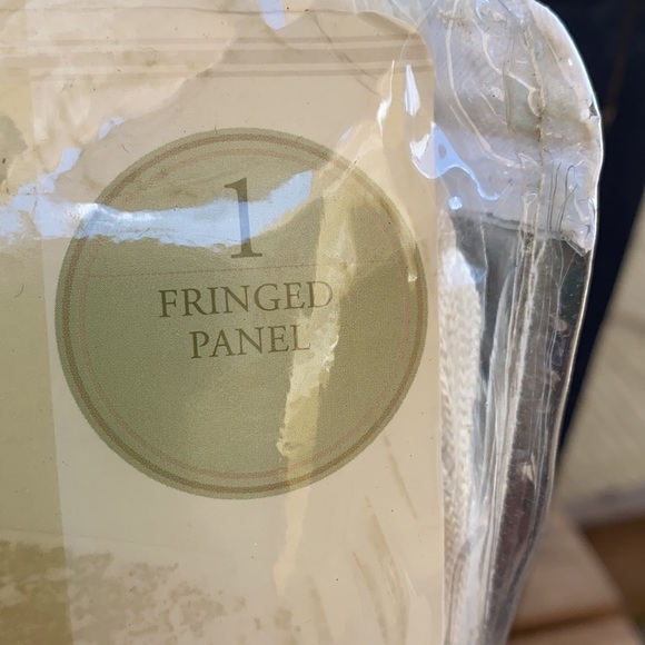 NWT Fringed Curtain Panels  42x84 each x 4 - Picture 5 of 6